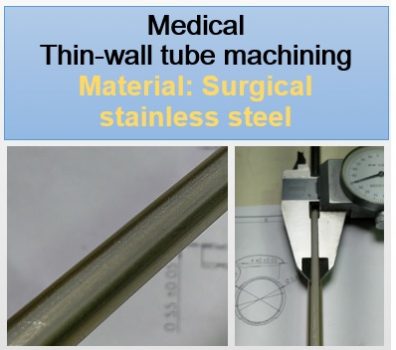 Thin-wall tube machining Thin-wall tube machining